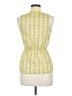 Nick & Mo 100% Cotton Yellow Sleeveless Blouse Size M - photo 2