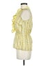 Nick & Mo 100% Cotton Yellow Sleeveless Blouse Size M - photo 5