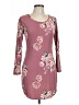 No Boundaries Burgundy Casual Dress Size L - photo 1
