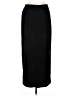 Liz Baker 100% Polyester Solid Black Formal Skirt Size 8 - photo 2