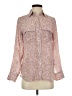 J.Crew 100% Silk Paisley Pink Long Sleeve Silk Top Size 0 - photo 1