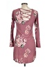 No Boundaries Burgundy Casual Dress Size L - photo 2