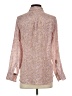 J.Crew 100% Silk Paisley Pink Long Sleeve Silk Top Size 0 - photo 2