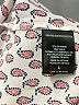 Pleione 100% Polyester Print White Short Sleeve Blouse Size L - photo 8