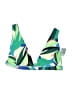 Shade & Shore Tropical Green Swimsuit Top Size XS - photo 1