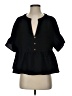 Shein Black 3/4 Sleeve Blouse Size 4 - photo 1