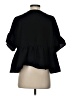 Shein Black 3/4 Sleeve Blouse Size 4 - photo 2