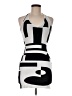 Unbranded Graphic Gray Cocktail Dress Size M - photo 1