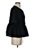 Shein Black 3/4 Sleeve Blouse Size 4 - photo 4