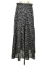 Shein 100% Polyester Print Silver Casual Skirt Size 8/10 - photo 1