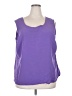 Notations 100% Polyester Purple Sleeveless Blouse Size 3X - photo 1