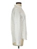 Express Polka Dots Ivory Long Sleeve Blouse Size S - photo 4