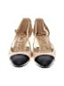 Sam Edelman 100% Leather Color Block Ivory Heels Size 9 1/2 - photo 2