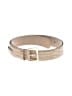 Max Mara 100% Leather Ivory Leather Belt Size L - photo 1