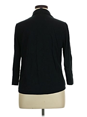 Gloria Vanderbilt 3/4 Sleeve Button-Down Shirt (view 2)