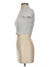 Garage Silver Short Sleeve Turtleneck Size S - photo 5