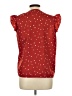 Shein Stars Red Short Sleeve Blouse Size L - photo 2