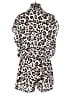 Bibi Animal Print Ivory Romper Size S - photo 2