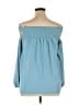 Unbranded Blue 3/4 Sleeve Blouse Size 2X - photo 2