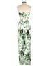 Fashion Nova 100% Polyester Tropical Green Jumpsuit Size S - photo 2