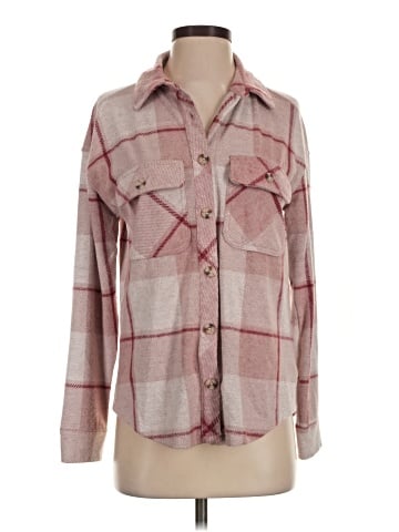 Ultra Flirt Long Sleeve Button-Down Shirt (view 1)