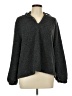 Ann Taylor LOFT 100% Polyester Tweed Gray Cardigan Size L - photo 1
