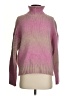 Maje Color Block Pink Turtleneck Sweater Size Sm (1) - photo 1