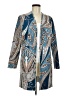 Chico's Paisley Blue Blazer Size Med (1) - photo 1