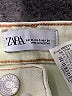 Zara Color Block Green Jeans Size 2 - photo 4