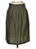 Chico's Solid Green Casual Skirt Size S - photo 2