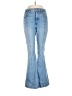 Express Hearts Blue Jeans Size 6R - photo 1