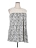 Rose + Olive Silver Sleeveless Blouse Size 2X - photo 1