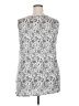 Rose + Olive Silver Sleeveless Blouse Size 2X - photo 2