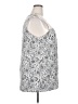 Rose + Olive Silver Sleeveless Blouse Size 2X - photo 4