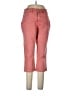 Christopher & Banks Checkered-gingham Red Casual Pants Size 10 Petite - photo 1