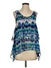 Rock & Republic 100% Polyester Blue Sleeveless Blouse Size XS - photo 1