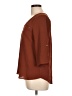 Tempted Brown 3/4 Sleeve Blouse Size L - photo 5