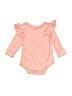 Shein Pink Long Sleeve Onesie Size 6-9 mo - photo 2