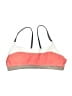 PrAna Color Block Orange Swimsuit Top Size S - photo 1