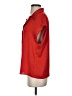 MNG 100% Polyester Red Short Sleeve Blouse Size 4 - photo 5