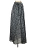 Lulus 100% Polyester Paisley Gray Casual Skirt Size S (estimated) - photo 1