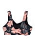 Unbranded Floral Black Swimsuit Top Size L - photo 2