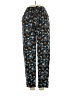 Go Colors! Floral Blue Casual Pants Size S - photo 1