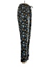 Go Colors! Floral Blue Casual Pants Size S - photo 4