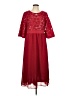 BLOOMCHIC 100% Polyester Burgundy Casual Dress Size 12 - photo 1