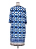 Sandra Darren Print Blue Casual Dress Size 18 - photo 2
