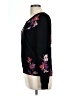 Daniel Rainn Floral Black Pullover Sweater Size L - photo 5
