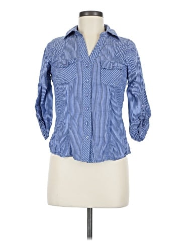 Eden & Olivia 3/4 Sleeve Button-Down Shirt (view 1)