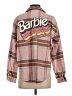 Barbie Plaid Brown Long Sleeve Blouse Size XS - photo 2