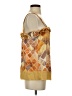 BCBGeneration 100% Cotton Orange Sleeveless Blouse Size S - photo 4